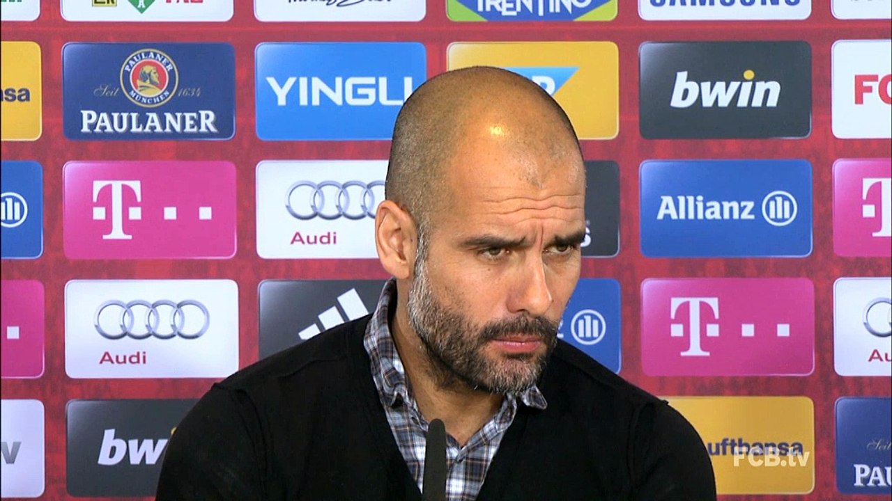 Pep scherzt: 'Ribery und Robben verteidigen'