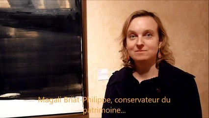 Magalie Briat Philippe parle de Soulages au Musée de Brou