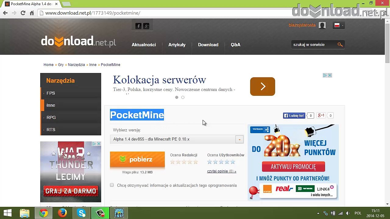 Jak stworzyć serwer do Minecraft Pocket Edition przez PocketMine