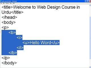HTML Tutorial in Urdu Hindi - Part 11