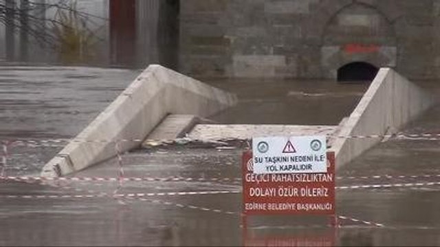 Edirne Tunca ve Meriç Nehri Taştı, Ekili Alanlar ve Çay Bahçeleri Su Altında -3