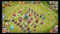 Castle Clash - Battle #05 Dungeon 02 (8/16) Gameplay