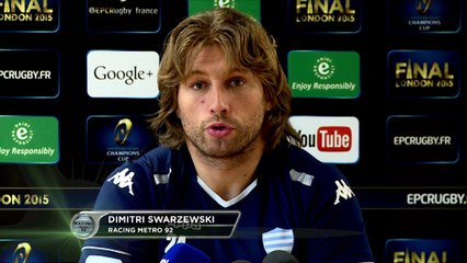 Champions Cup - Szarzewski : "Ça revient assez vite"