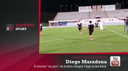 Zap'Sport : Maradona a encore du ballon, Noah a son sosie