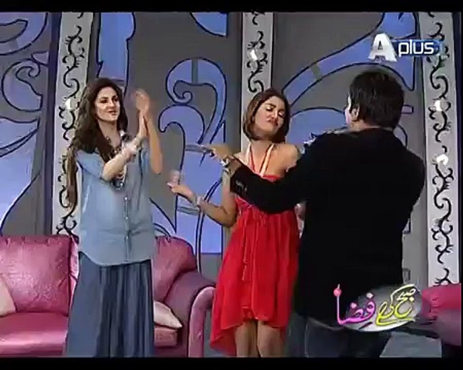 Mathira crossed limits in morning show Suba ki Fiza Pakistani Scandals