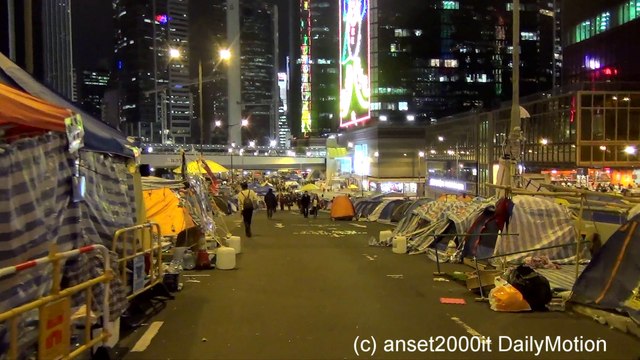 Hong Kong Demonstration for Democracy. Day 68. Occupied Area in Admiralty
