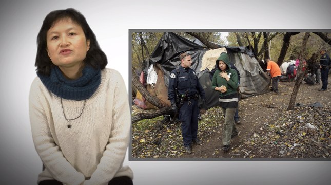 The jungle , le bidonville de la Silicon Valley, symbole des inégalités en Amérique