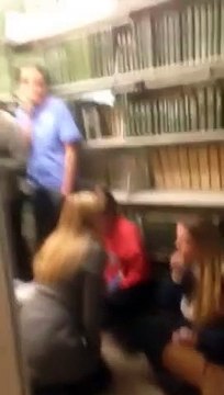 FSU Shooting : Florida State University student inside the school's Strozier Library during a shooting