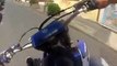 Course poursuite entre un motard de la police et une motocross dans le Val de Marne