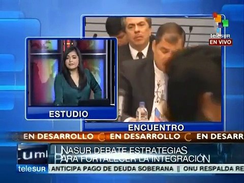 Miembros de UNASUR debaten estrategias para fortalecer la integración