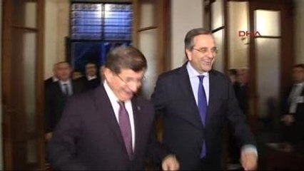 Başbakan Davutoğlu Yunanistan Başbakanı Samaras ile Görüştü -2