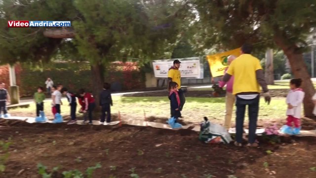 Andria: sperimentazione di orto didattico con i più piccoli