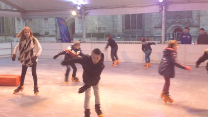 Inauguration de la patinoire du centre