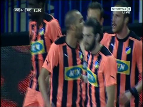 Ανόρθωση-ΑΠΟΕΛ Γκολ Τζιμπούρ 81'