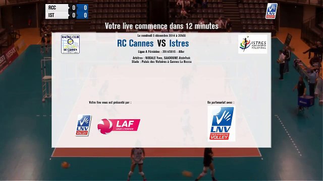 Live RC Cannes / Istres - LAF J7 - Vendredi 5 décembre (REPLAY)