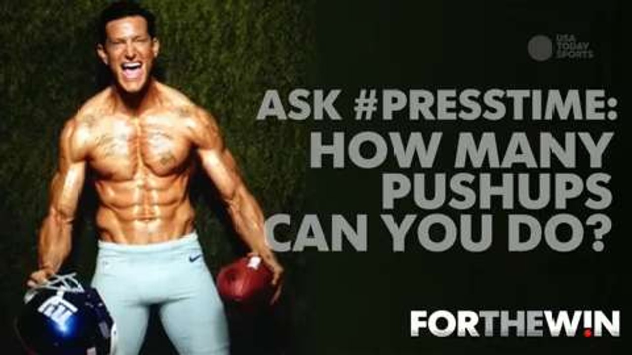 Ask Steve Weatherford: How many pushups can you do?