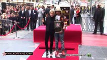 Ellen DeGeneres At The Pharrell Williams Walk of Fame Ceremony