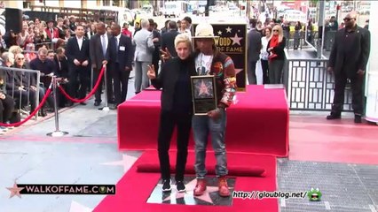 Ellen DeGeneres At The Pharrell Williams Walk of Fame Ceremony