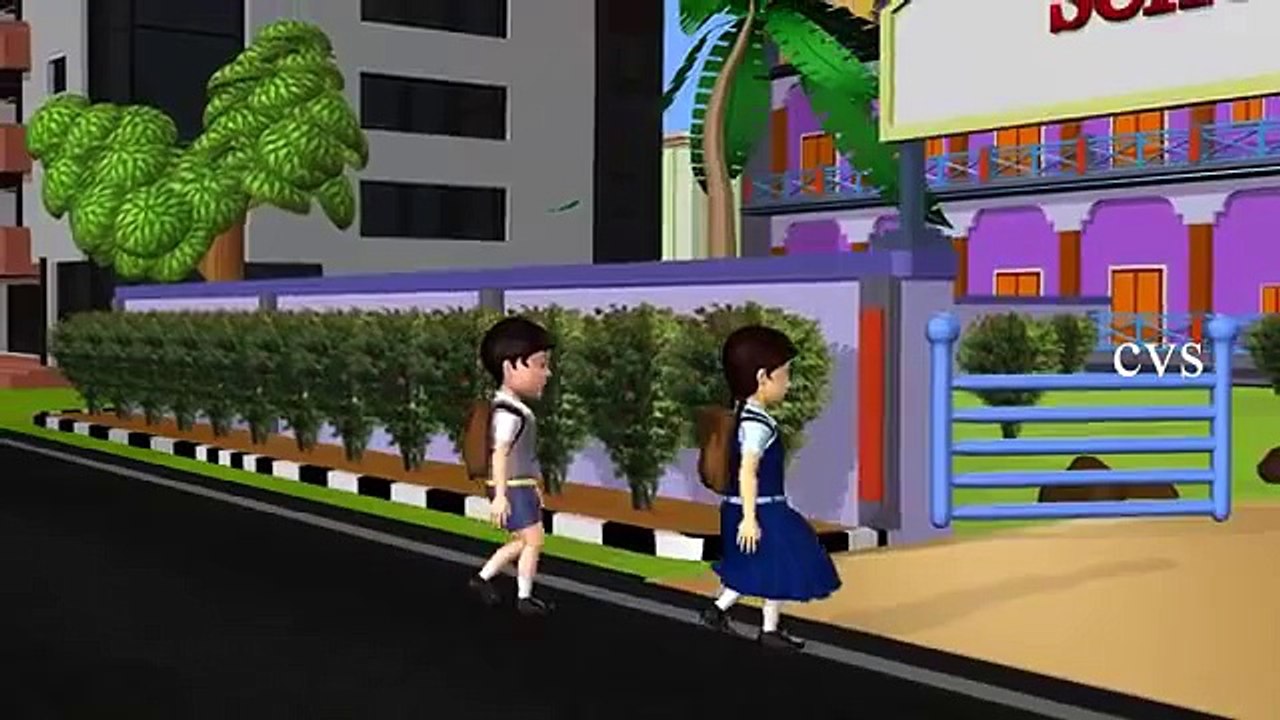 Here We Go Round The Mulberry Bush - 3D Animation Nursery Rhymes for Children.mp4