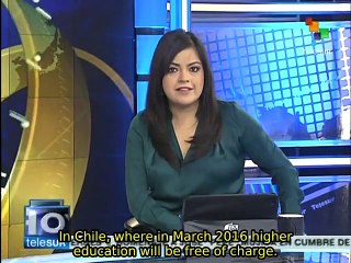 Higher education in Chile will be free as of March 2016