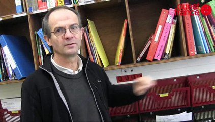 Aide DV : visite d'une salle de transcription au profit des élèves aveugles