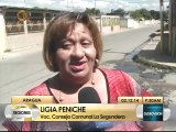 380 familias afectadas por desbordamiento de aguas servidas en Aragua
