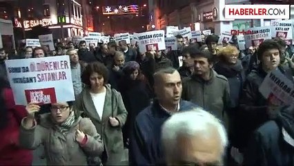 Yatağan İşçilerine Destek Yürüyüşü