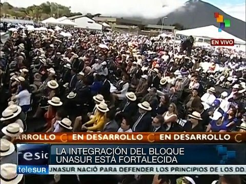 Chávez, Kirchner y Lula vencieron al ALCA e impulsaron UNASUR: Correa