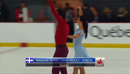Mélissande Dumas / Simon Proulx -Sénécal QC - Senior Free Dance (REPLAY)