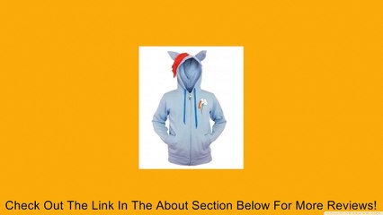 My Little Pony Men's Rainbow Dash Cutie Sky Costume Hoodie Sweatshirt Review