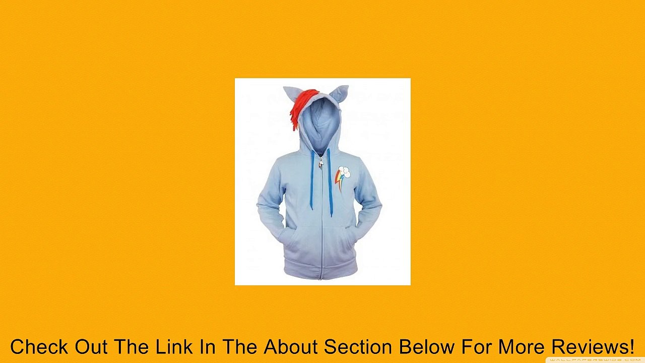 My Little Pony Men's Rainbow Dash Cutie Sky Costume Hoodie Sweatshirt Review