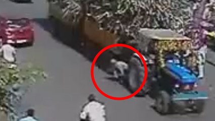 Man Survives After Being Run Over by Loaded Tractor