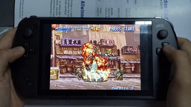 04 Metal Slug 2 FBA/MAME Video Game on JXD S7800B Android Game Console