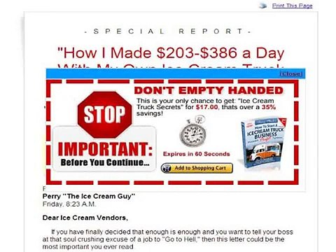 Ice Cream Truck Profits Make Fast & Easy Money Download