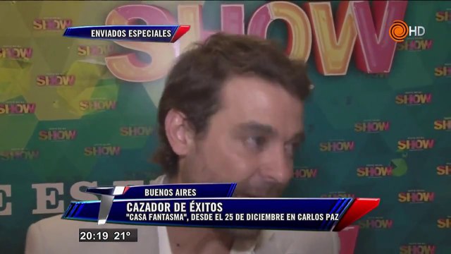 Pedro y Paula nota en Canal 12 de Córdoba (presenta Casa Fantasma) - Diciembre 2014