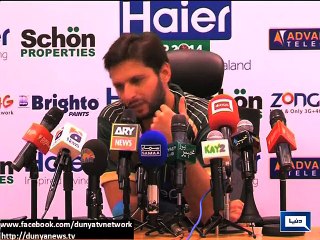 Dunya News- We Should Not be disappointed by defeat in 2nd T20 :Shahid Afridi