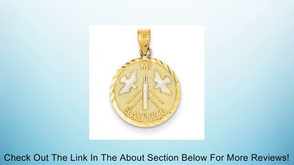 14K & Rhodium Mi Bautizo Charm Review