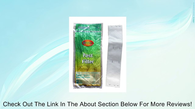 (1 set of 2)Riccar 4000 Series, Upright Vacuum Filter 4950, 4900, 4812, 4512, 4810, 4508, R-Series, R500, R600, R700, R800, R800C,Vibrance VAC 28, 2000, 4000, 4508, 4512, 4612, 4810, 4812, 4900A, 4950A, R500, R600, RF4-2 4810, 4512, 100 4812, 4900, 4950,