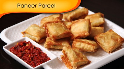 Paneer Parcel - Quick Easy To Make Party Starter / Crispy Snack Recipe By Ruchi Bharani