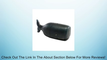 Cast Iron Whale Bookends in Blue Review