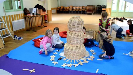 Kapla à l'école. St-Bénigne 1er décembre 2014