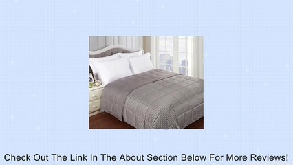 All Season Down Alternative Reversible Blanket Review