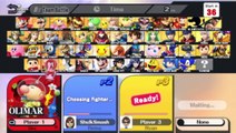 Super Smash Bros. For Wii U Online Wi-Fi Match / Battle / Fight - Playing As Donkey Kong