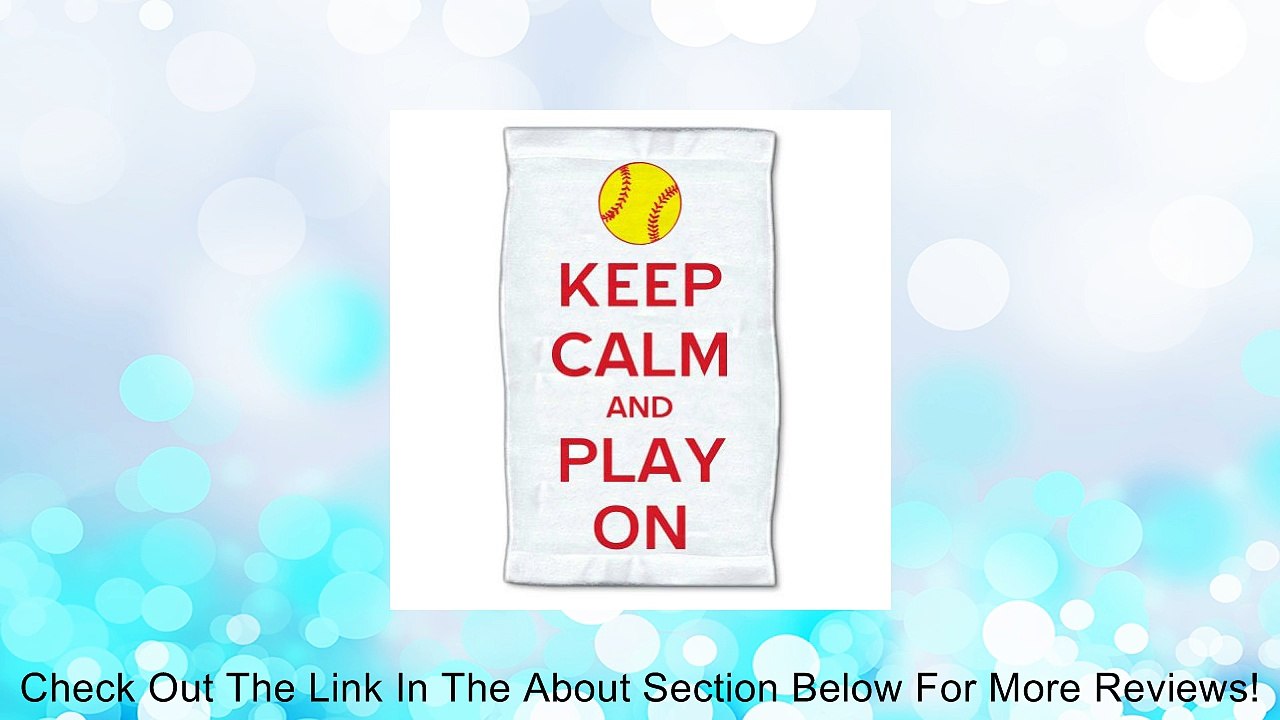 Keep Calm Softball Towel Review