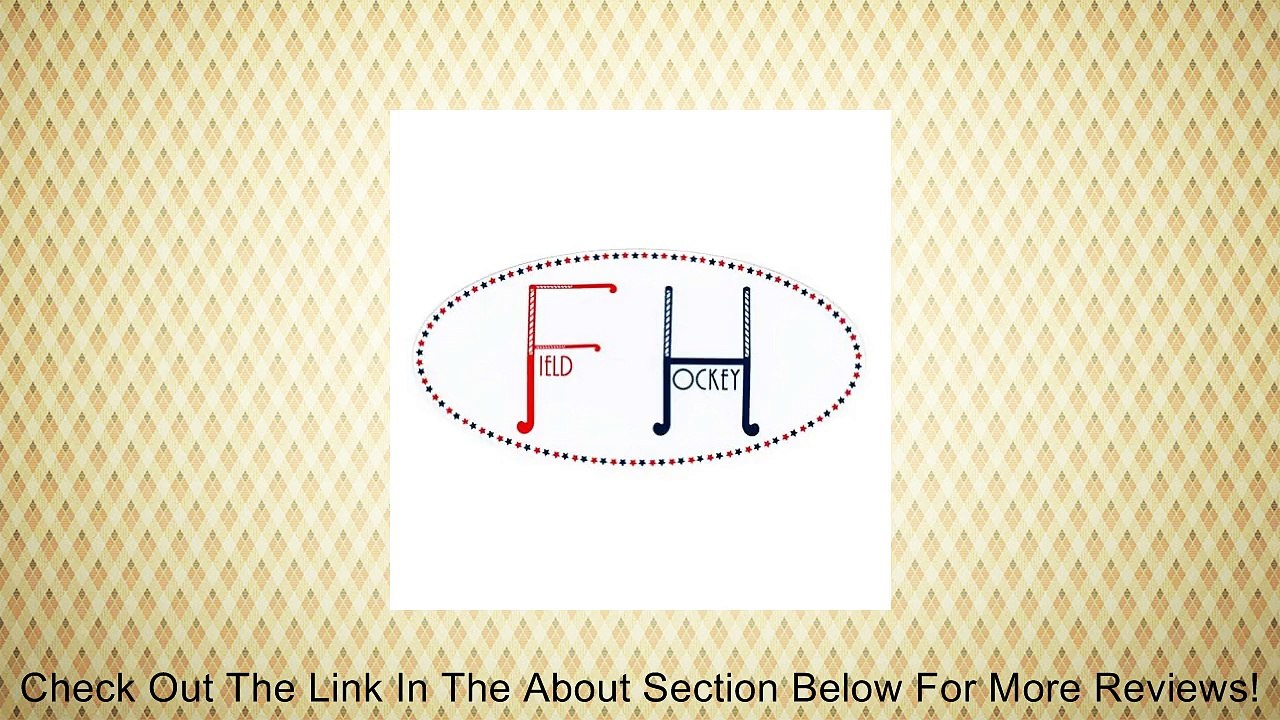 Oval Field Hockey Stars Decal Review