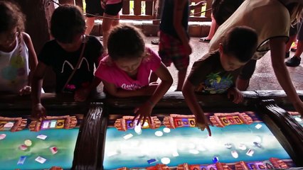 Skylander Boy & Girl ride SEVEN DWARFS MINE TRAIN in Disney World! (2014 Magic Kingdom Family Trip)