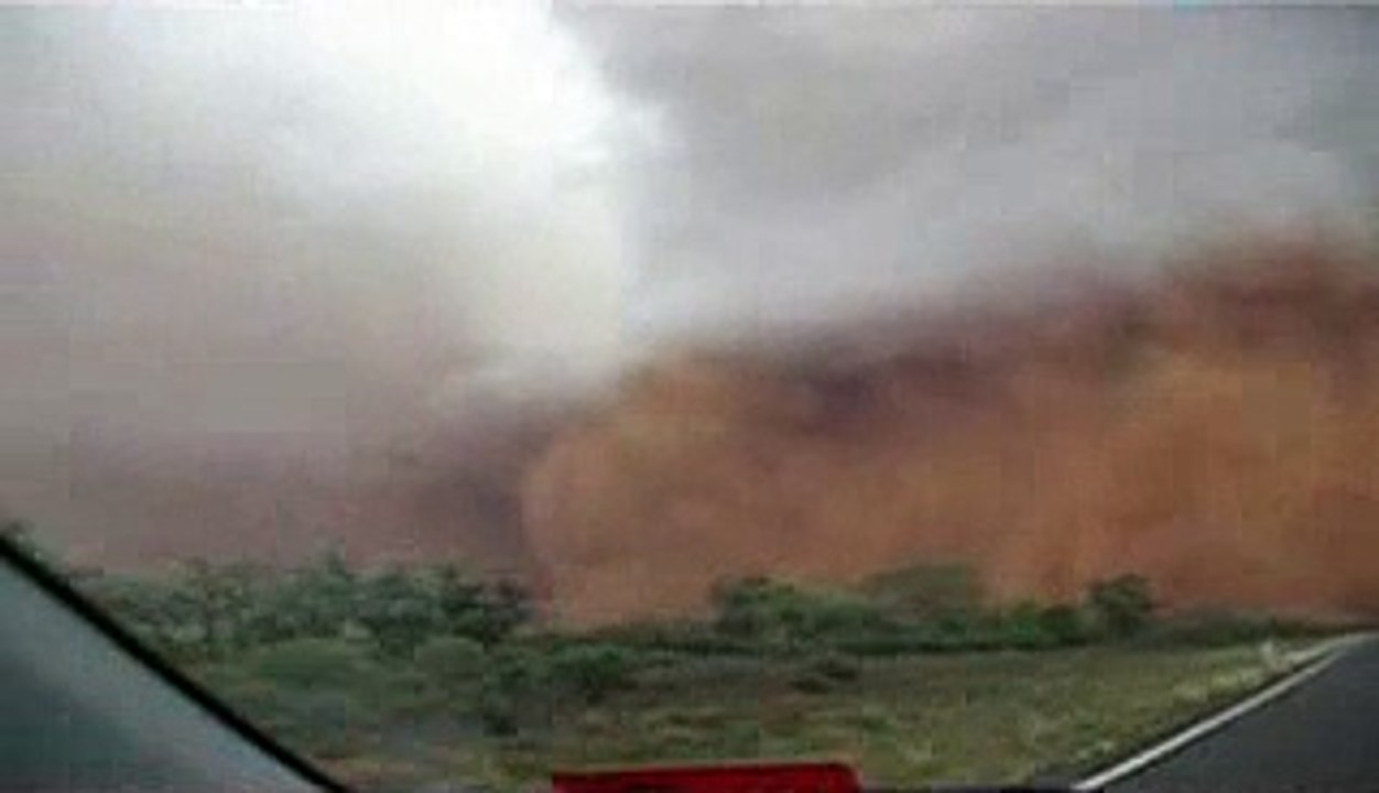 Tempête de sable en Australie