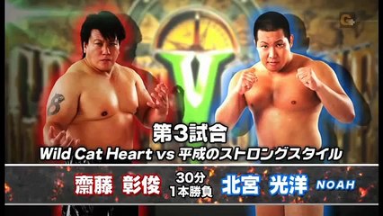Akitoshi Saito vs. Mitsuhiro Kitamiya