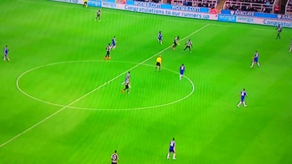 الهدف الاول لنيوكاسل على تشيلسي