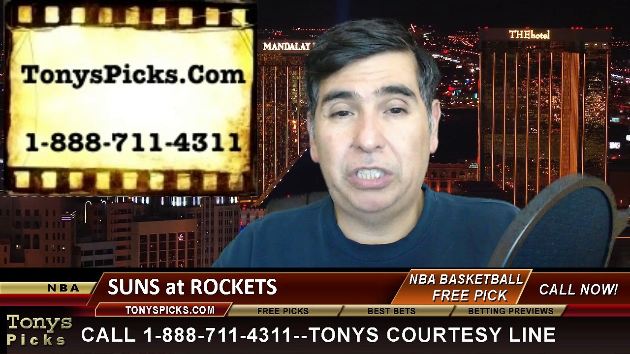 Houston Rockets vs. Phoenix Suns Free Pick Pred...